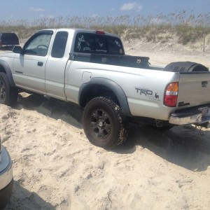 Out here at Carolina Beach! Who needs 4wd, just air down.