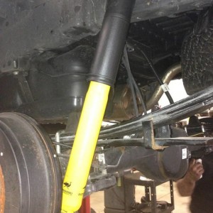Rear suspension setup