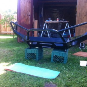 First coat of POR 15