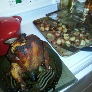Beer can chicken mmmm