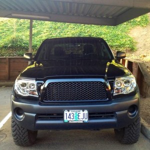 09 access cab, black, new black grille, new projector lights