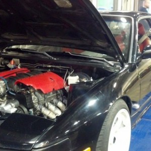 Small block in a Nissan 240....