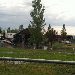 That's a lake I front of the secondary stages