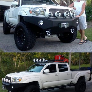 Tinkering with the Tacoma.