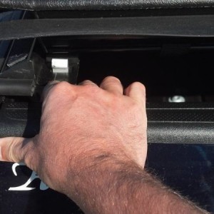 I can pop the cover without opening the tailgate