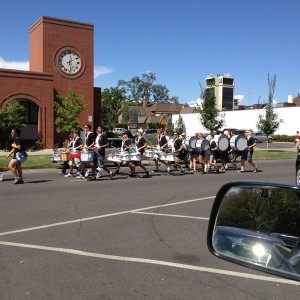 I just got trapped in a parade. Wtf