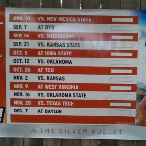 2013 Schedule