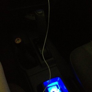 I have no idea where to mount my bass adjust knob because the LED is bright
