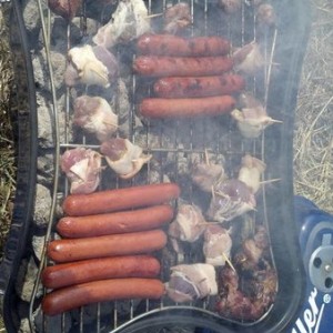 Grilling Dove and Weinies