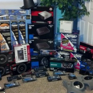 all the stereo equipment im about to install. retail $5,500+