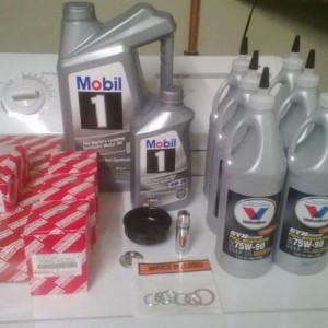 All the goodies for the 30k maintenance tomorrow? Check.