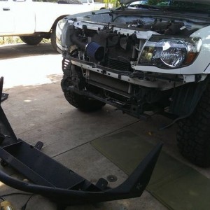 front bumper install