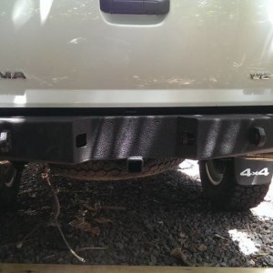rear bumper install