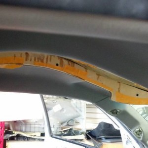 Overhead A/C controls
