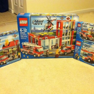 First shipment of my fire Legos showed up today.