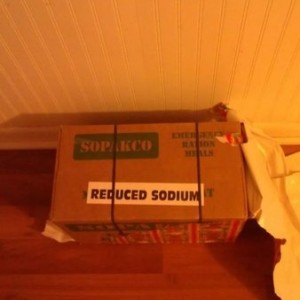 Santa got me MRE's. Woot!