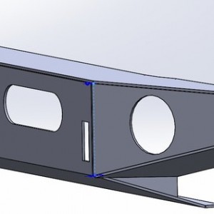 Designing a 3rd gen 4runner bumper. Will have a 2" receiver to accept 