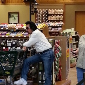 Who knew... he is still alive. AND shops at cabelas.