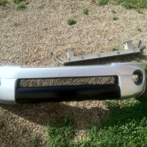 Selling my stock front bumper...normal wear. In good condition and i satosh