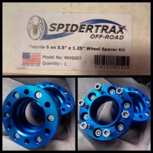 Spidertrax Wheel Spacers