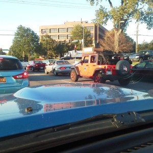 Colormatched accented rockstars. Had to get into the left turn lane just so