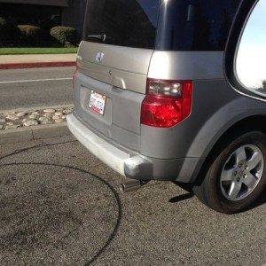 I wonder what Honda charged that poor sap for that sorry ass exhaust tip?
