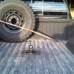 Home made gooseneck hitch installed