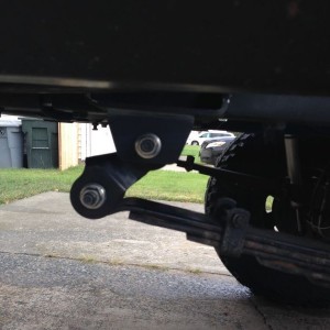 Ride height....had to cut 2" off the kit