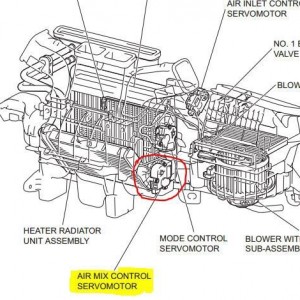 air mix control motor