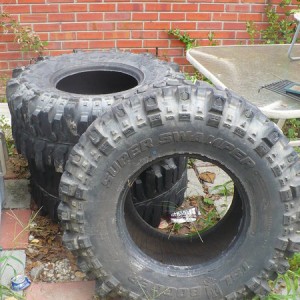 (3) 35" Super Swampers for sale.