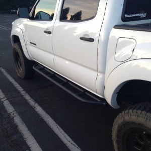 tacoma rock sliders welded on