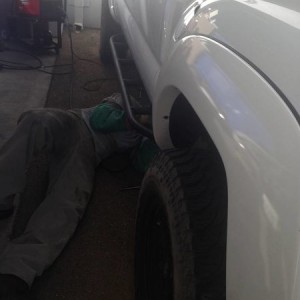 tacoma rock sliders welded on