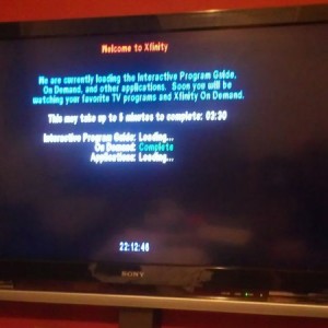 5 minute reboot. No problem Comcast. I'm not watching the first hockey