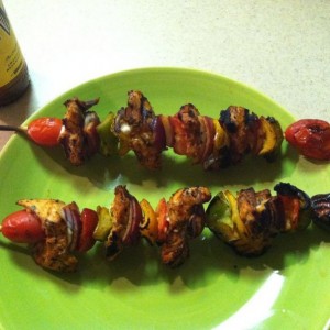 Salmon Kebab Mmmm