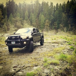 2013 black double cab Tacoma