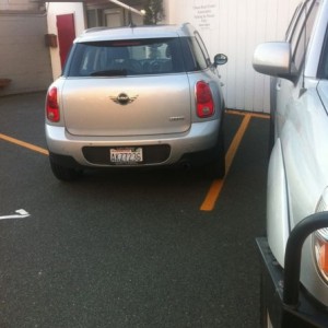 Minis should park better. They are small.