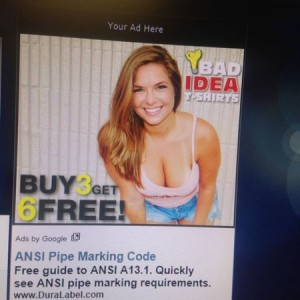 How is this a good tshirt company advertisement? You can't see the shi