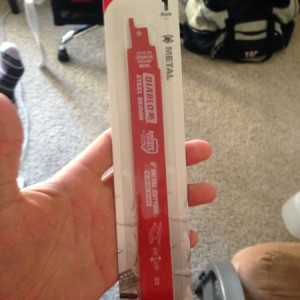 Got my free saw blade.