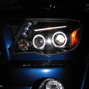 Night lights (Black halo LED Projector headlights)