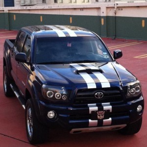 Custom Racing Stripes (Top View)