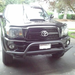 Avid Off-road Light Bar with X-Liner painted.