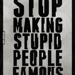 stupid people