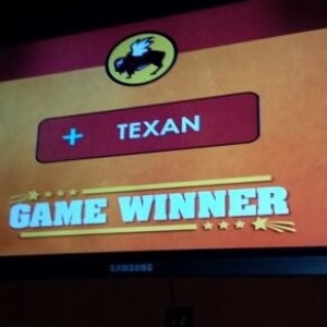 testing out TW live with a pic of my victory screen at Bdubs in Colorado Sp