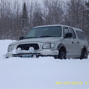 in the snow