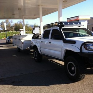 Loaded down, headin out of town. Woohoo