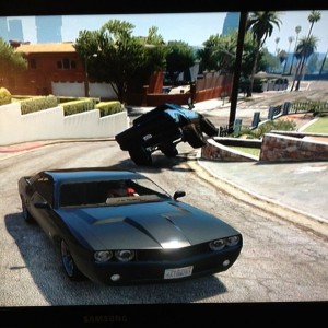 Haha my truck spawned like that.
