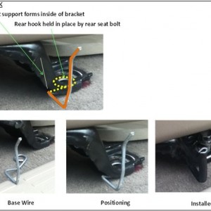 Snow Brush Holder Mod - Rear Hook