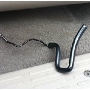 Snow Brush Holder Mod - Front Hook w. Cover