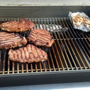 Breakin in the new grill!!