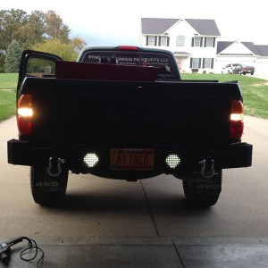 Finally wired up my led reverse lights. Not overpoweringly bright but will 